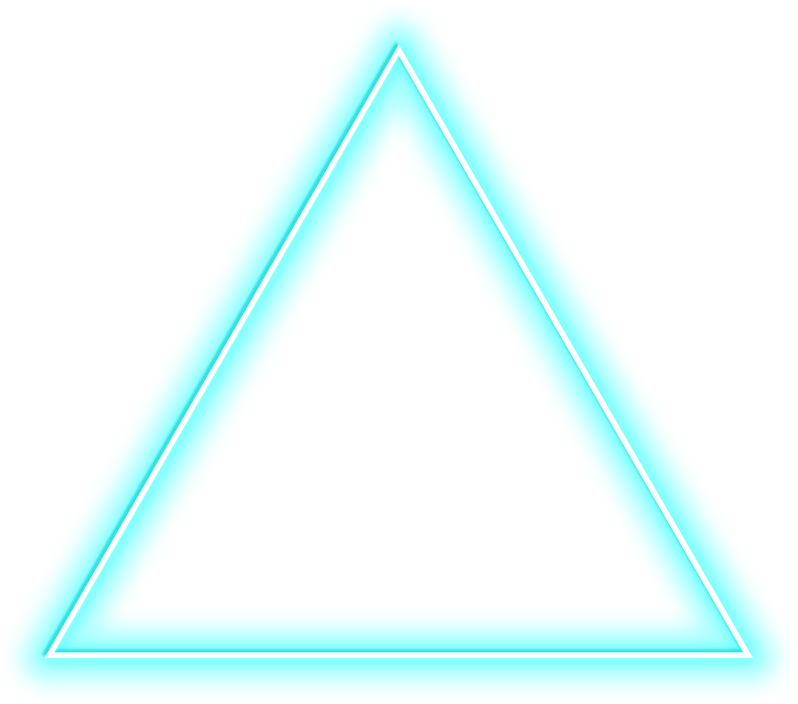 neon light triangle